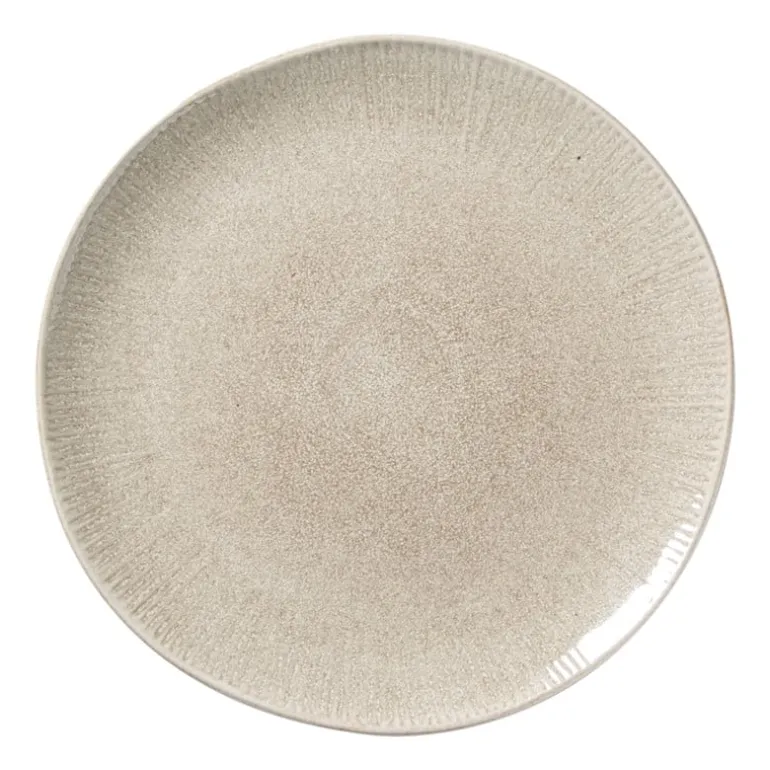 Dinerbord fuji - beige - ø27.5x2.4 cm
