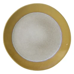 Dinerbord roots - oker - ø27.5x3 cm