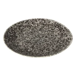 Dinerbord Roots - zwart/wit - ø27.5x3 cm