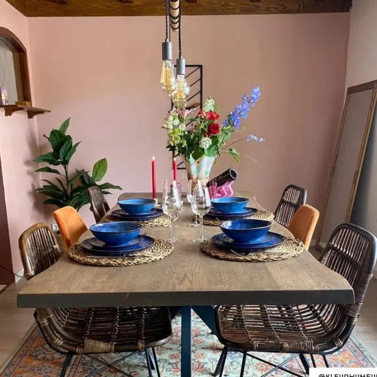 Dinerbord Toscane - donkerblauw - ø28 cm