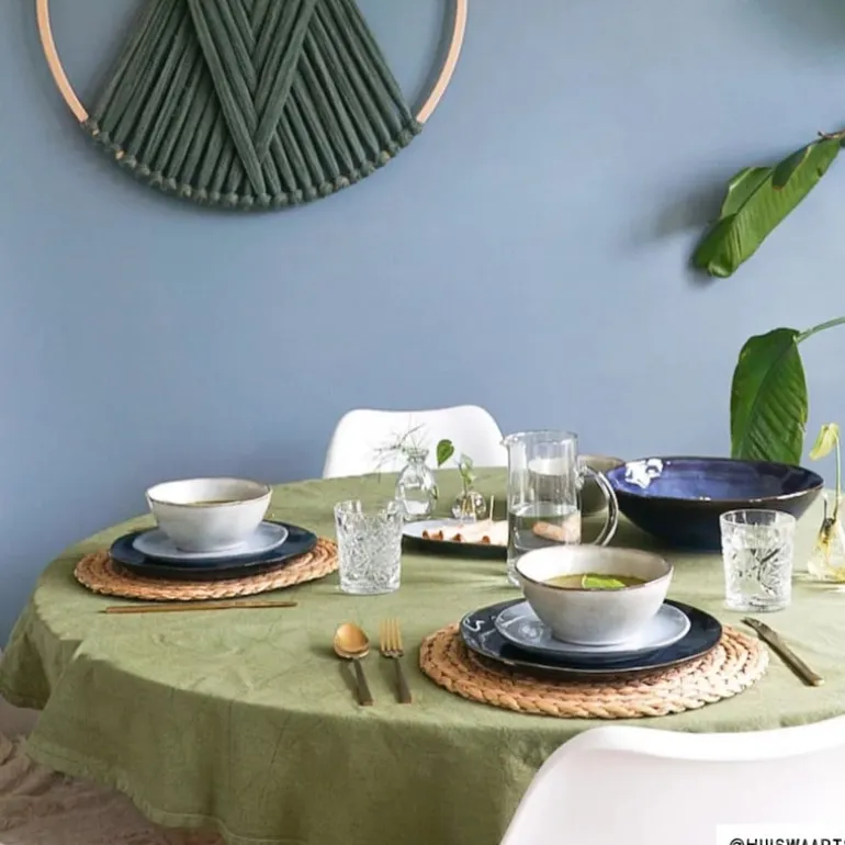 Dinerbord Toscane - donkerblauw - ø28 cm