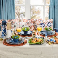 Dinerbord Toscane - donkerblauw - ø28 cm