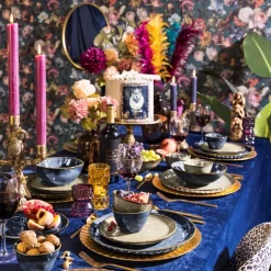 Dinerbord Toscane - donkerblauw - ø28 cm