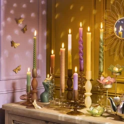 Dinerkaars dip dye - okergeel - ⌀2x25 cm