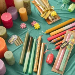 Dinerkaars glans - roze - ø2x25 cm