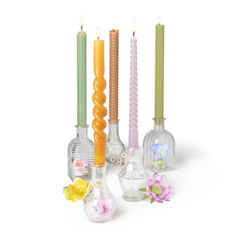 Dinerkaars rustiek - lindegroen - ø2x24 cm