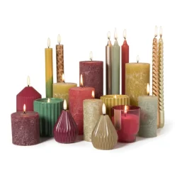 Dinerkaars rustiek - lindegroen - ø2x24 cm