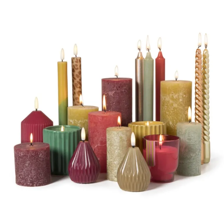 Dinerkaars rustiek - lindegroen - ø2x24 cm