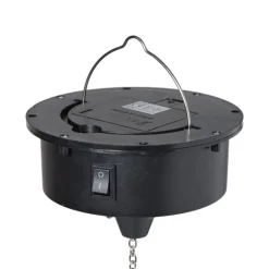 Disco licht met discobal - zilverkleurig - ø15x30 cm