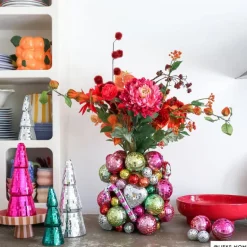 Discobal zilver - set van 6 - ø4 cm