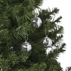 Discobal zilverkleurig - set van 6 - ø4 cm