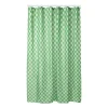 Douchegordijn geblokt - groen - 180x200 cm