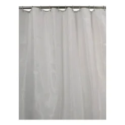 Douchegordijn jacquard - wit - 180x200 cm