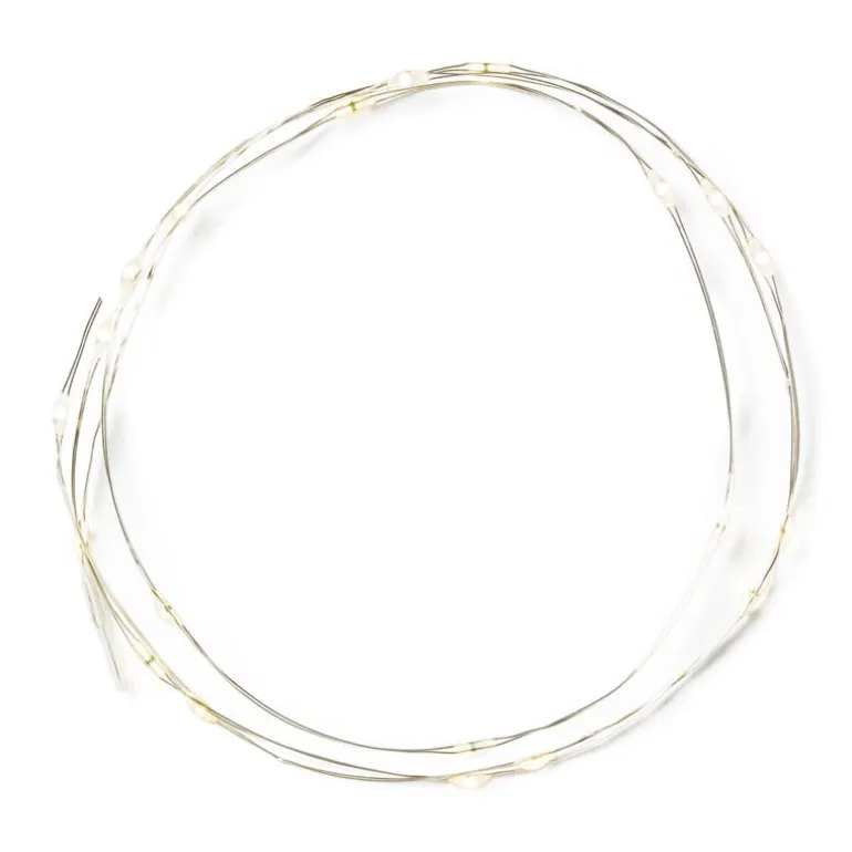 Draadverlichting - warm wit licht - 20 led lampjes - 95 cm
