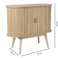 Dressoir Uppsala - naturel - 80x72x34 cm