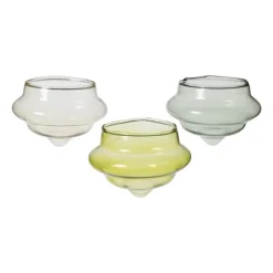 Drijvende theelichthouders - groen - set van 3