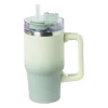 Drinkbeker thermo met draaideksel - groen - 600 ml