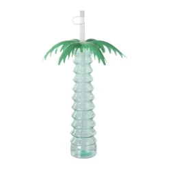 Drinkfles palmboom - groen - 500 ml