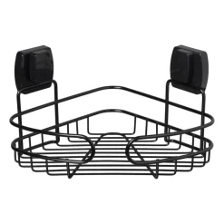 Easy lock doucherekje hoek - zwart - 21.5x21.5x10 cm