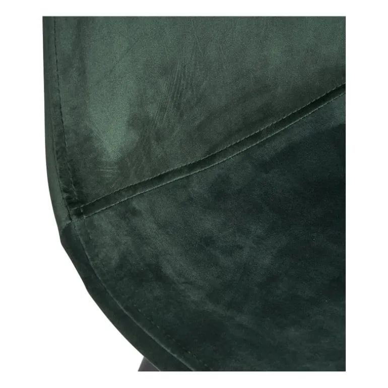 Eetkamerstoel Ivy - velvet groen - 88x44x53 cm