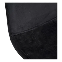 Eetkamerstoel Ivy - velvet zwart - 88x44x53 cm
