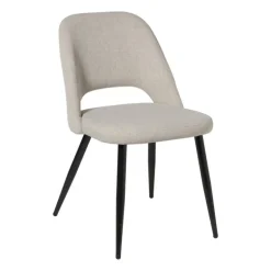 Eetkamerstoel Leonardo - beige - 82.5x61.5x48.5 cm