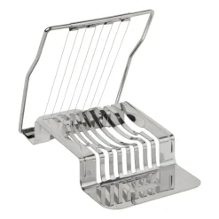 Eiersnijder rvs - zilverkleurig - 13.7x9.2 cm