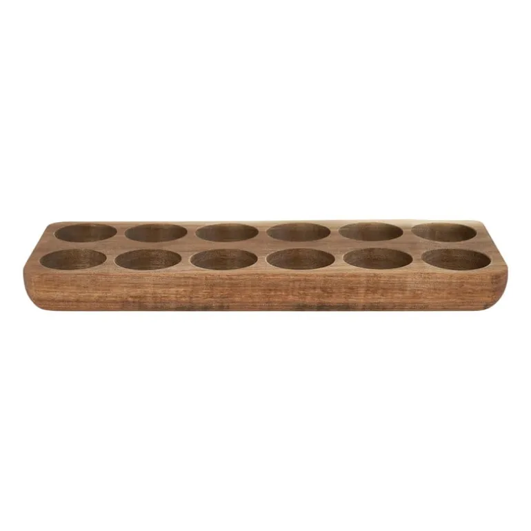 Eiertray hout - voor 12 eieren