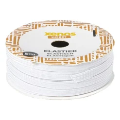 Elastiek - wit - 5 meter