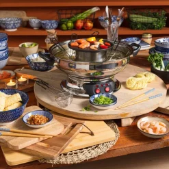 Emerio Asian fondue en grill - 6 personen