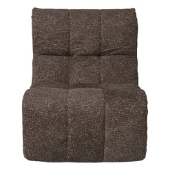 Fauteuil chenille - donkerbruin - 87x72x66 cm