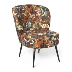 Fauteuil Frida - gebloemd - 77x69x60 cm