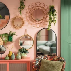 Fauteuil Frida - gebloemd - 77x69x60 cm