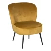 Fauteuil Frida - geel - 77x69x60 cm