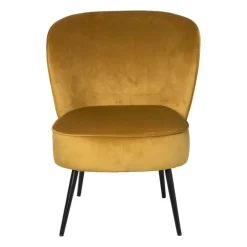 Fauteuil Frida - geel - 77x69x60 cm
