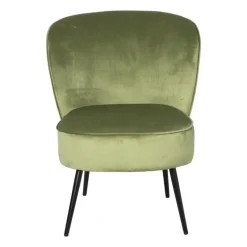 Fauteuil Frida - groen - 77x69x60 cm