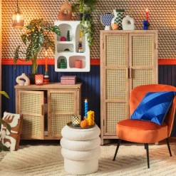 Fauteuil Frida - terra - 77x69x60 cm