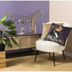 Fauteuil teddy - wit - 77x69x60 cm