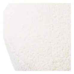 Fauteuil teddy - wit - 77x69x60 cm