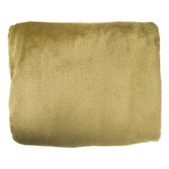 Fleece deken - olijfgroen - 200x150 cm