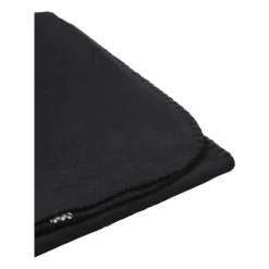 Fleece deken - zwart - 160x130 cm