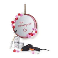 Foam roosjes wit - set van 100