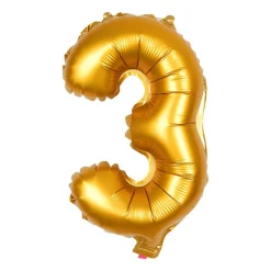 Folieballon - cijfer 3