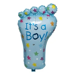 Folieballon it’s a boy - blauw - 65 cm