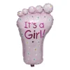 Folieballon it's a girl - roze - 65 cm