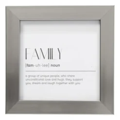 Fotolijst basic - zilver - 10x10 cm