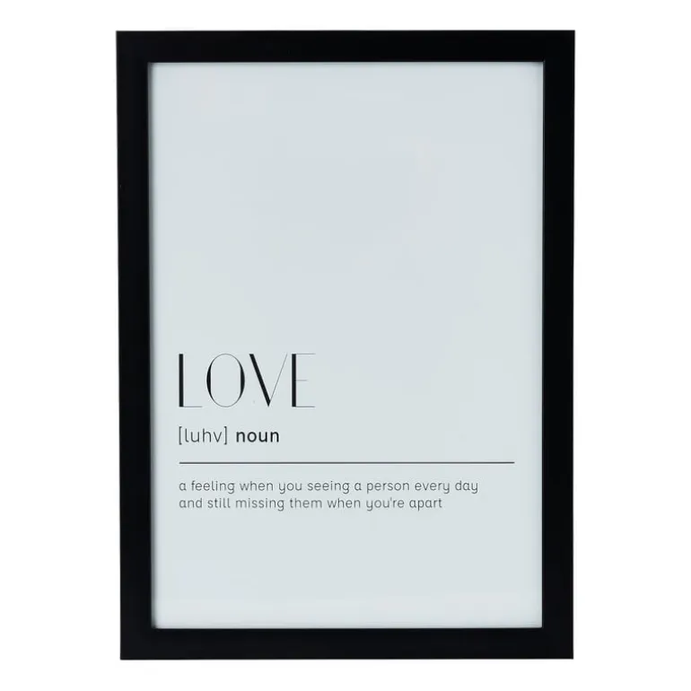 Fotolijst basic - zwart - 21x30 cm