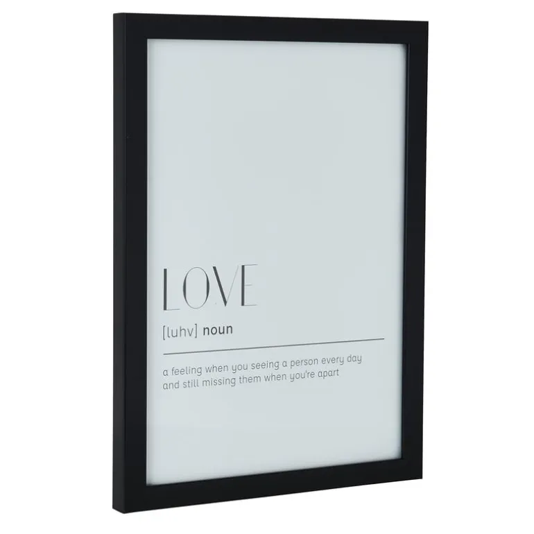 Fotolijst basic - zwart - 21x30 cm