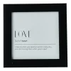 Fotolijst basic - zwart - 10x10 cm
