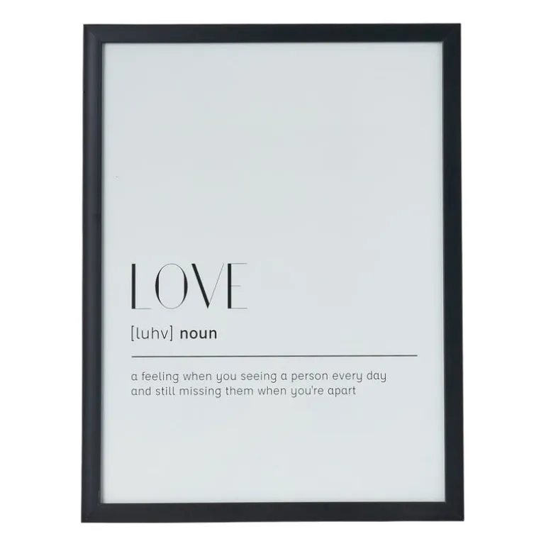 Fotolijst basic - zwart - 30x40 cm